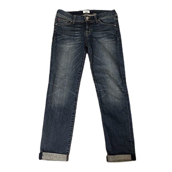 HUDSON JEANS Ginny Straight w/ Cuff Point Break Color Size 28/ US 6 - Picture 2 of 12